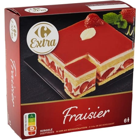 Carrefour extra fraisier 440g