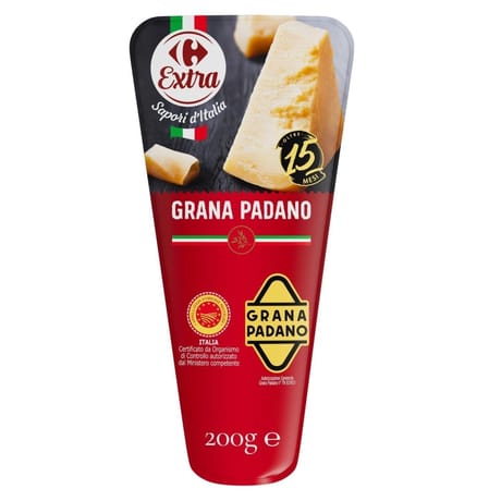 Carrefour Extra Grana padano AOP 200g