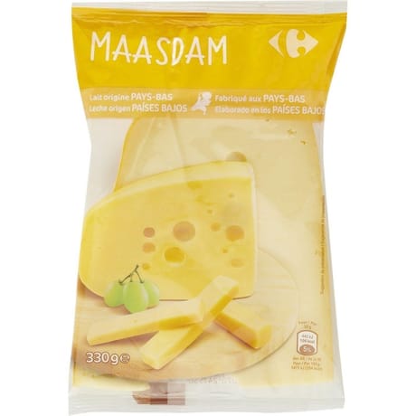 Carrefour maasdam portion 330g