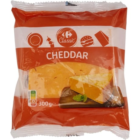 Carrefour Cheddar Irlandais bloc 300G