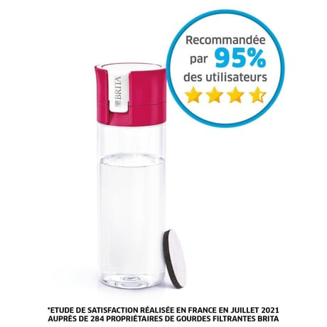 Brita Gourde filtrante rose 1016333