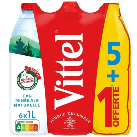 Vittel 5x1L +1 offerte