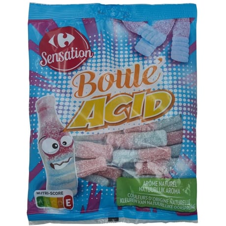 Carrefour sensation bonbons battle acid - 250g
