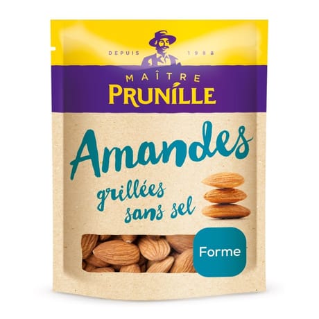Amandes décortiquées grillées sans sel 400g