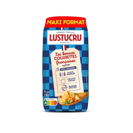 Lustucru les bonnes collerettes françaises sachet 1kg