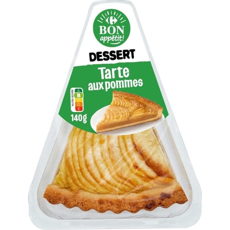 Carrefour bon appétit tarte aux pommes 140g