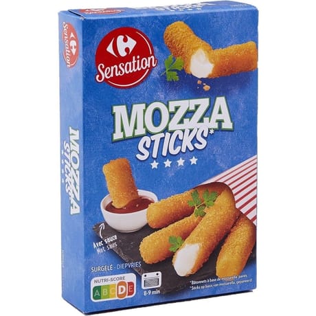 Carrefour sensation sticks mozzarella 250g
