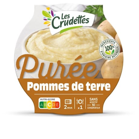Les crudettes purée de pommes de terre 200g