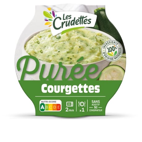 Les crudettes purée courgettes 200g