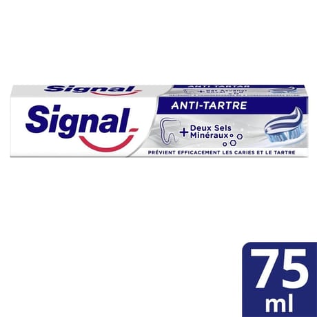 Signal dentifrice tube anti tartre 75ml