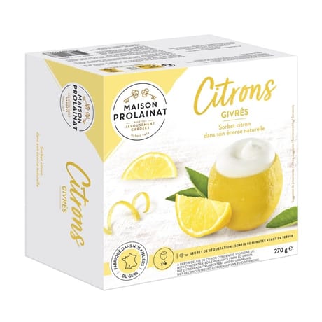 Maison Prolainat citrons givrés 4x67.5g