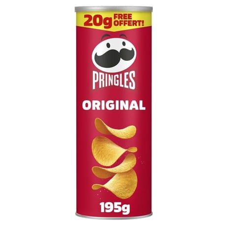 Pringles org original 175 +20 g
