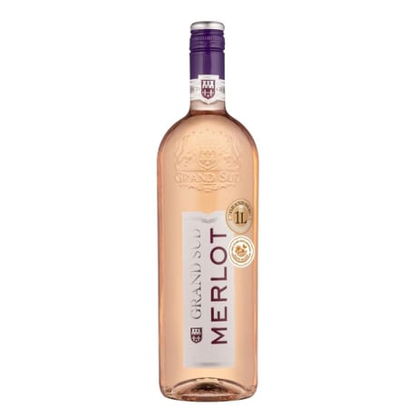 Grand sud merlot rosé igp pays doc 1l 12.5%vol