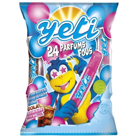 Yetigel 24 bâtonnets parfums fous 1.2l 1.16kg