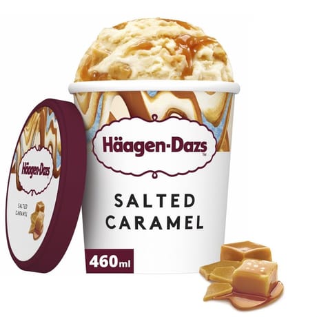 Haagen dazs salted caramel 460ml 400g