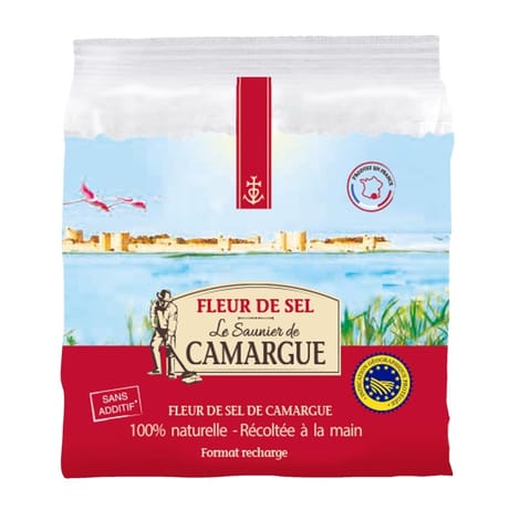 Saunier de Camargue fleur de sel sachet 250g