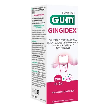 Gum gingidex bain de bouche 300ml