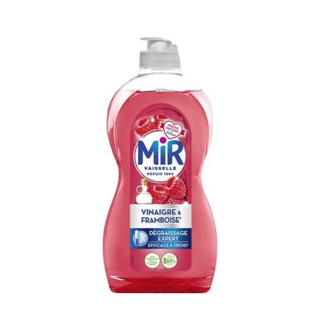 Mir vaisselle vinaigre framboise 450ml