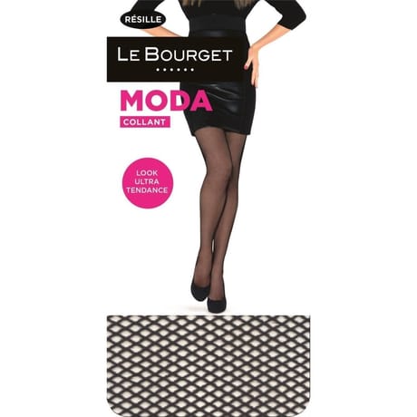 Collant MODA resille LE BOURGET NOIR T3\4