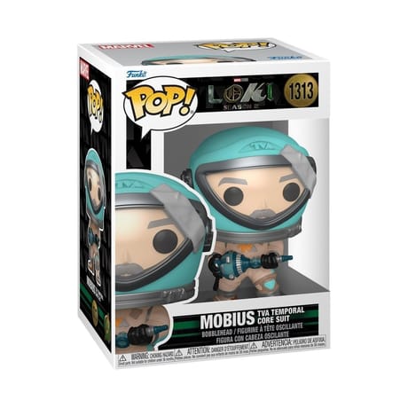 Funko pop marvel loki season 2  mobius (tva temporal core suit)