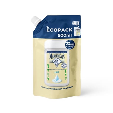 Le petit marseillais recharge crème extra doux lait 500ml