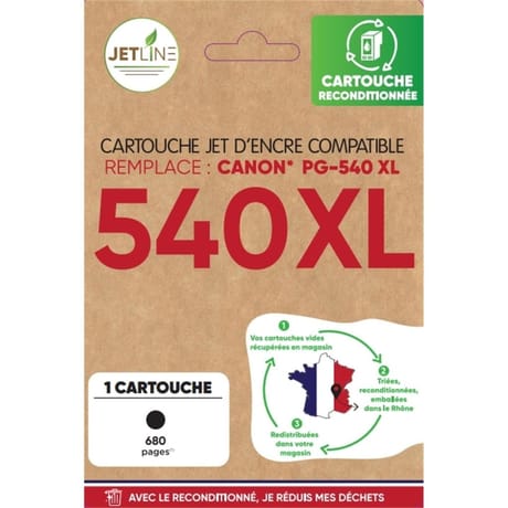 Jetline cartouche d'encre C-540 B XL RSE