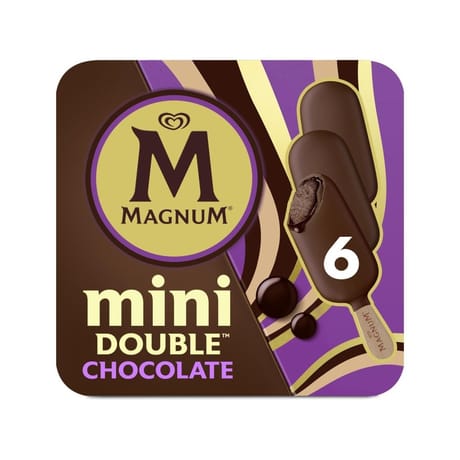 Magnum bâtonnet mini deluxe chocolat 6x55ml 285g