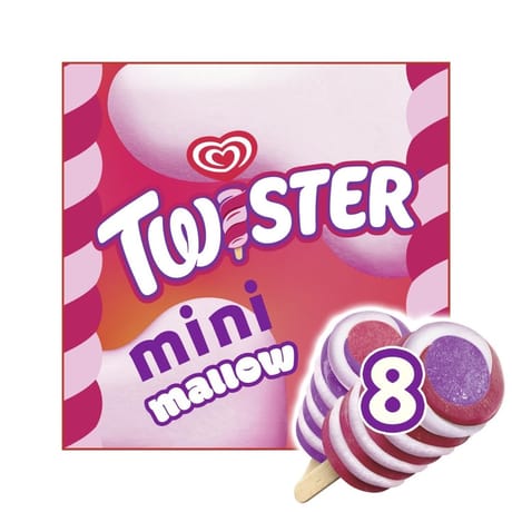 Miko Twister bâtonnets mini marshmallow 8x50ml 348g