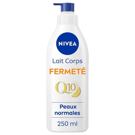 Nivea lait corps fermeté q10 peaux normales flacon pompe 250ml