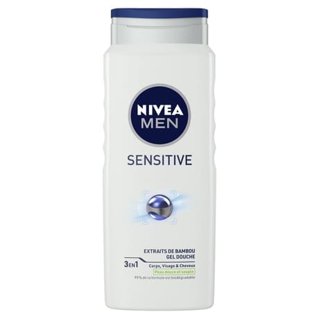 Nivea men gel douche sensitive 3en1 500ml