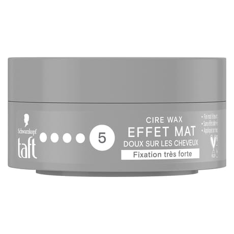 Taft cire coiffante wax effet mat tenue 24h 75ml