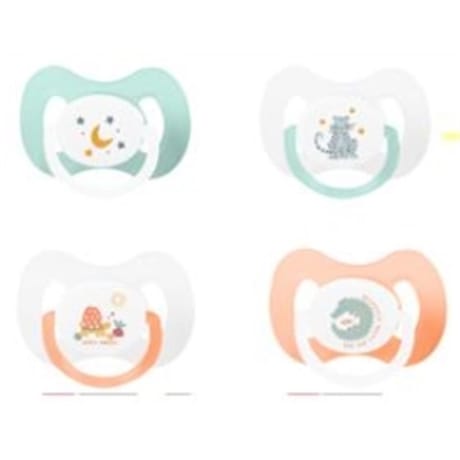 Tex Baby sucette blanc T2 x2