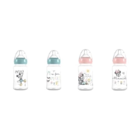 Disney Biberons x2 rose / bleu 240ml
