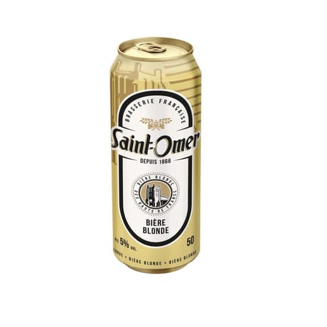 St Omer bière boîte 50cl 5%vol