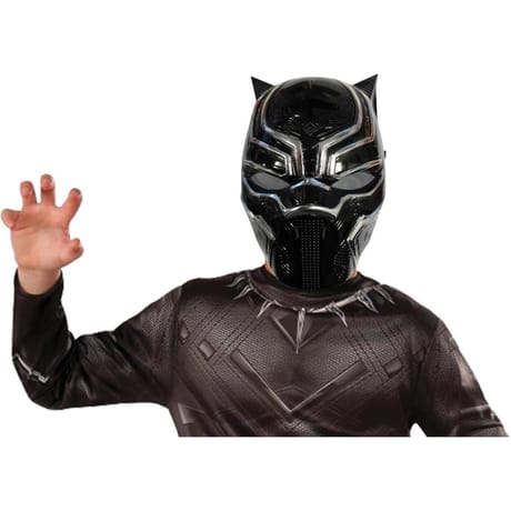 Demi masque black panther
