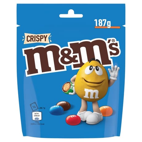 M&M's crispy pochon 187g