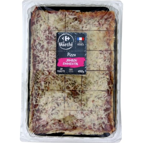 Crf pizza jambon emmental 30 toasts 450g