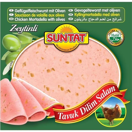 Suntat Saucisse de poulet aux olives 200g