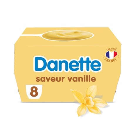 Danette crème dessert vanille 8x125g