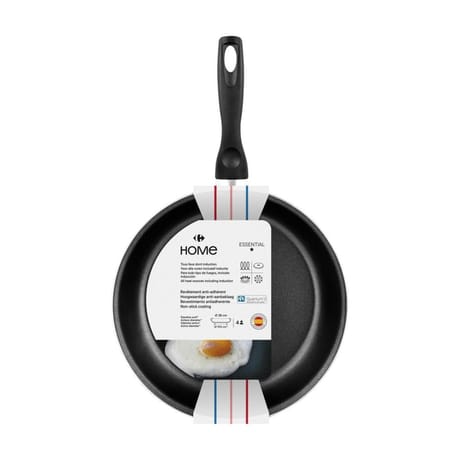 Carrefour home zen noir poêle 28cm