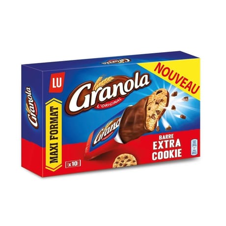 Granola barres extra cookies 280g