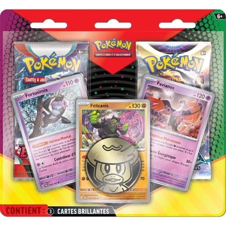 Pokémon : Pack 2 boosters + 3c.p
