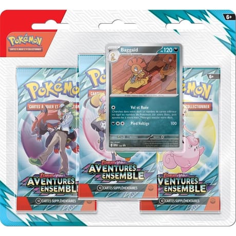 Pokémon EV09 : pack 3 boosters