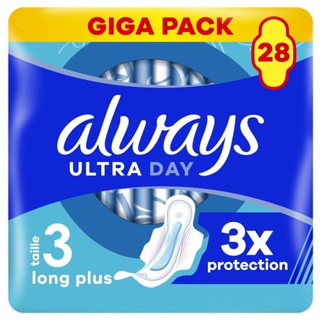Always ultra seviettes jour et nuit Taille 3 ailettes x28