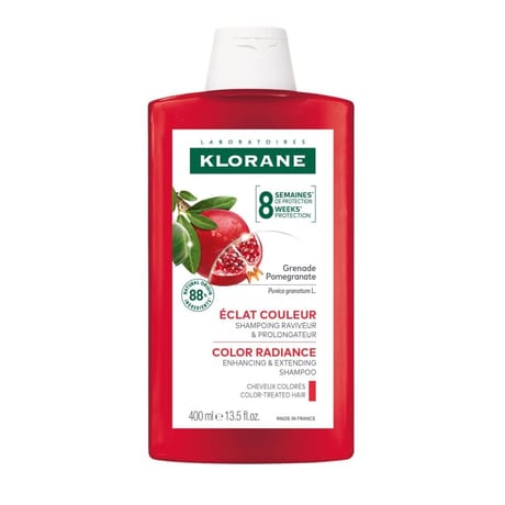 Klorane grenade shampoing cheveux colorés 400ml