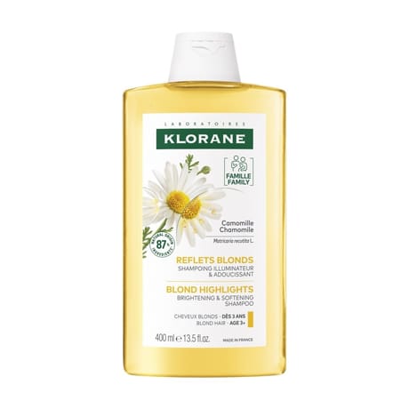 Klorane camomille bio shampoing reflets blonds des 3 ans 400ml