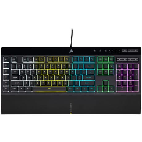 Corsair clavier gaming rétroéclairé multicouleurs k55 rgb pro CH-9226765-FR