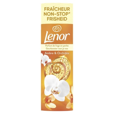 Lenor billes booster de parfum ambre & orchidée 19 doses 0.235kg