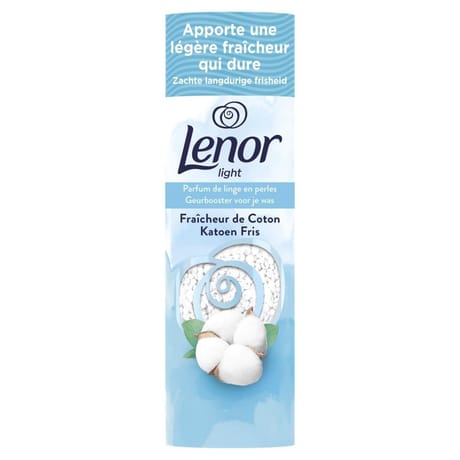Lenor parfum de linge fraîcheur de coton 19 doses 235g