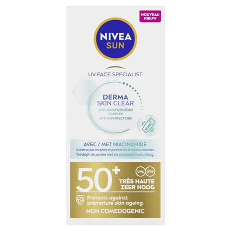 Nivéa sun visage soin anti-imperfections spf50 40ml